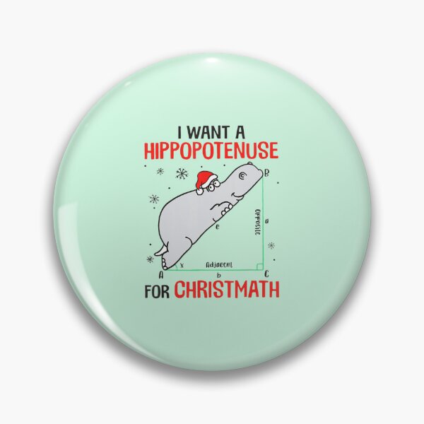 Item preview, I Wants Hippopotenuse For Christmas Math Lover designed and sold by malconerh.