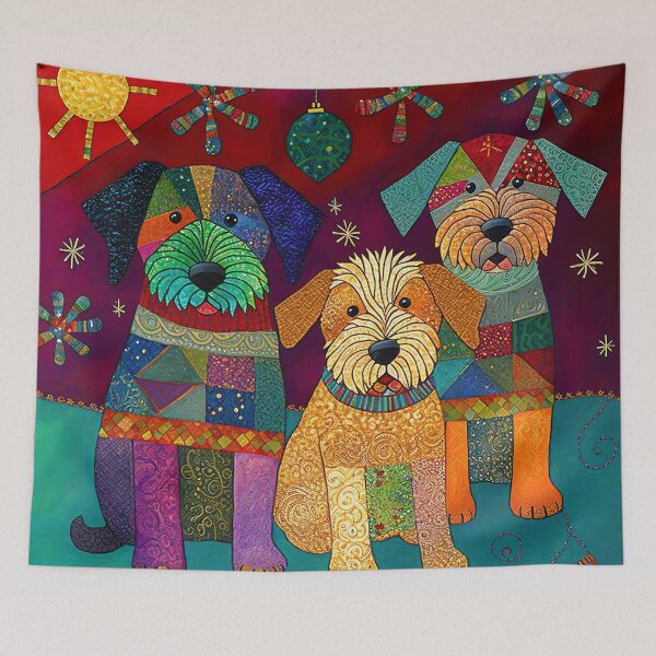 Item preview, Happy Friendly Colorful Dogs 3 designed and sold by Juliascutecornr.