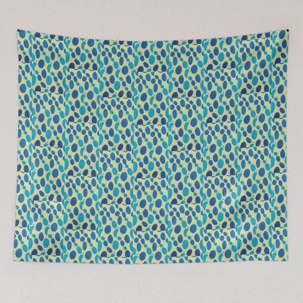 Item preview, Blue Blobs designed and sold by Mizjean.