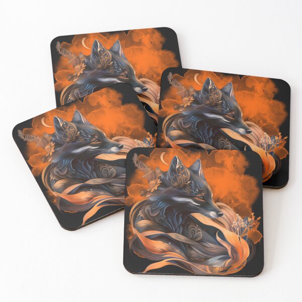 Item preview, Silver Fox, Fire Fox, Black fox, Woodland Fox, Night Fox, Shadow Fox, Fox Art designed and sold by Mumzy2many.