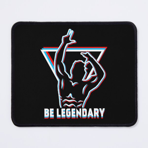Item preview, Be Legendary Zyzz Pose : Fitness Quote, Traingle Logo designed and sold by EnzoVectorism.