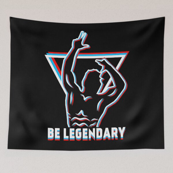 Item preview, Be Legendary Zyzz Pose : Fitness Quote, Traingle Logo designed and sold by EnzoVectorism.