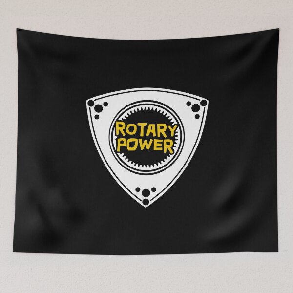Item preview, Rotary Power - Yellow text designed and sold by ApexFibers.