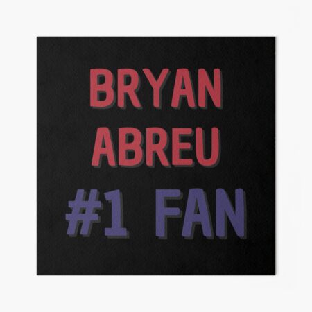 Bryan Abreu - #1 Fan Art Board Print for Sale by Rybariuns