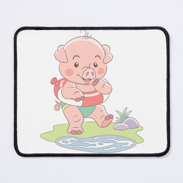 Item preview, Cute Pig Lifebuoy designed and sold by Pixelish.