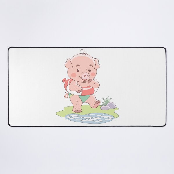 Item preview, Cute Pig Lifebuoy  designed and sold by Pixelish.