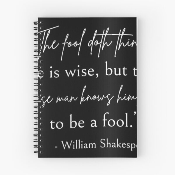 Item preview, The fool doth thingh designed and sold by Ideassbold.