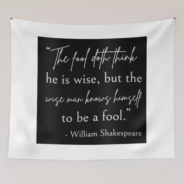 Item preview, The fool doth thingh designed and sold by Ideassbold.