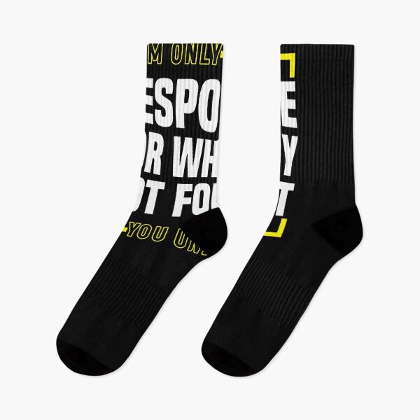 Item preview, I'm only responsible for what i say not for what you understand - Funny Saying designed and sold by Blonc-ou.