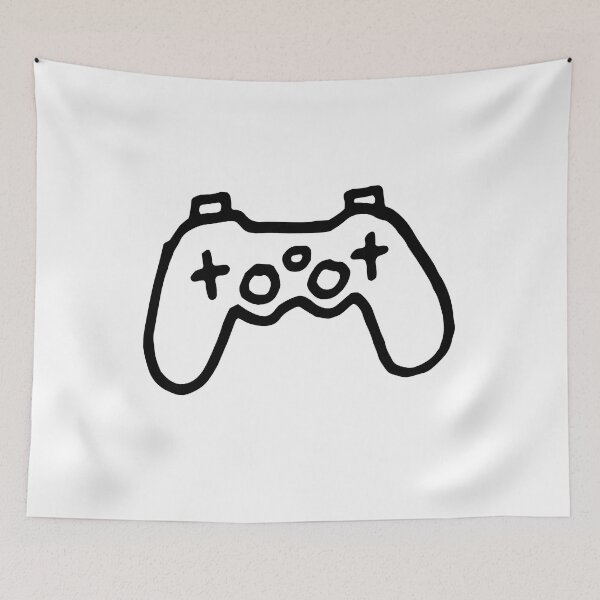Artikelvorschau, Game Controller Line Art entworfen und verkauft von vandervisuals.