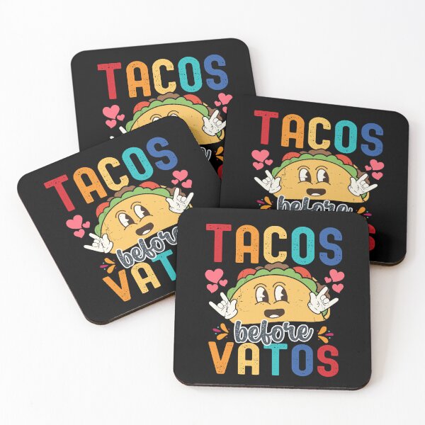 Item preview, Tacos Before Vatos Funny Anti Valentines Mexican Humor (Valentine Gift For Tacos Lover) designed and sold by i-longmanshop.
