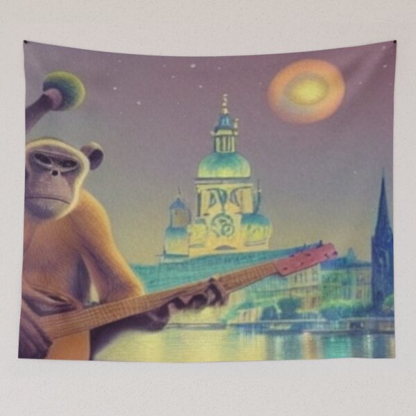 Artikelvorschau, Gitarren-Affe entworfen und verkauft von Splendourlane.