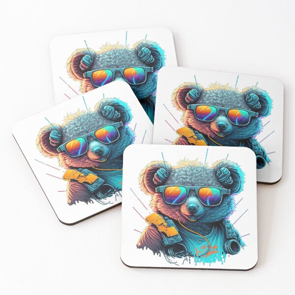 Item preview, Retrowave Koala designed and sold by Valentin Mladin.