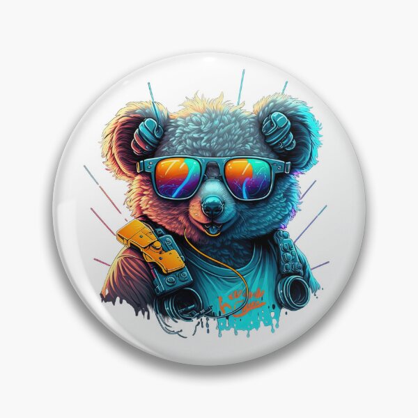 Item preview, Retrowave Koala designed and sold by Valentin Mladin.