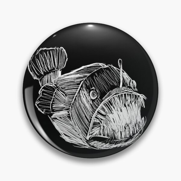 Item preview, white scribbled frogfish designed and sold by Albatos.