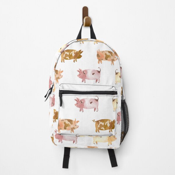 Item preview, Watecolor Pig Art Pattern designed and sold by SurfPixieArt.