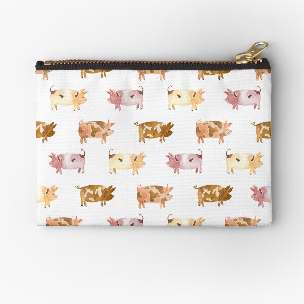 Item preview, Watecolor Pig Art Pattern designed and sold by SurfPixieArt.