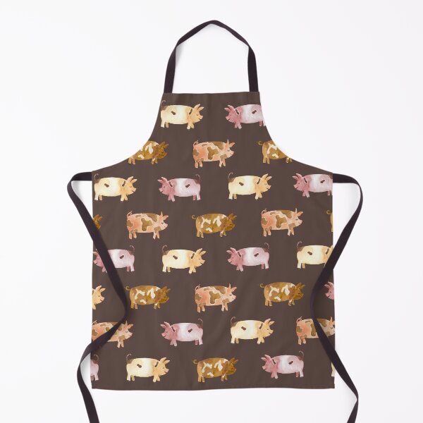 Item preview, Watecolor Pig Art Pattern designed and sold by SurfPixieArt.