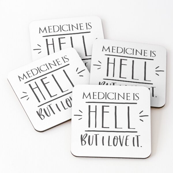 Item preview, medicine is HELL but I love it designed and sold by jazzydevil.