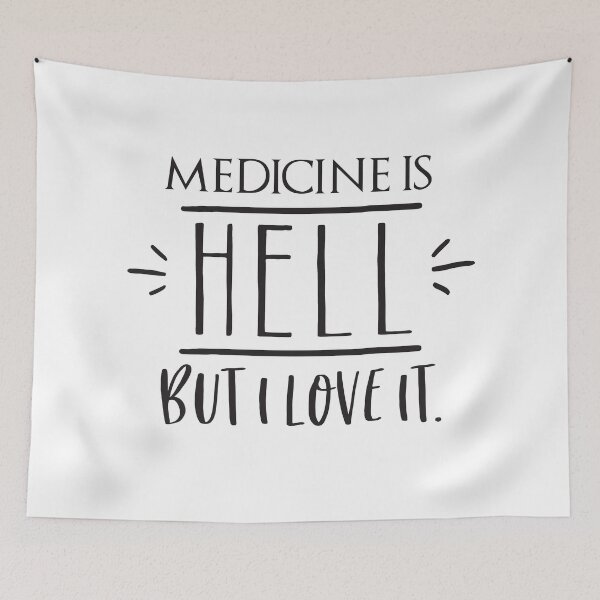 Item preview, medicine is HELL but I love it designed and sold by jazzydevil.