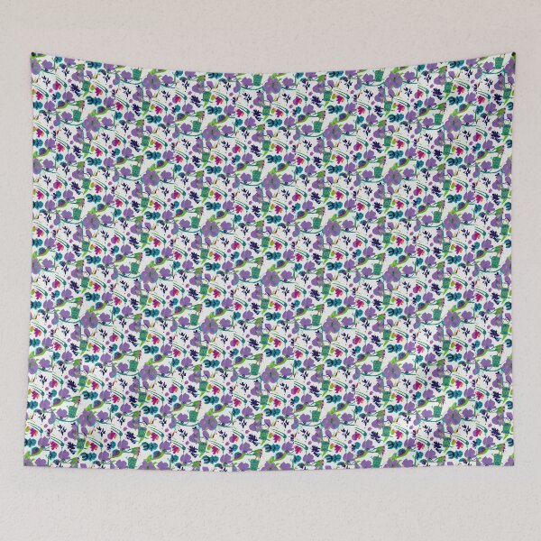 Item preview, Purple Posies designed and sold by Mizjean.