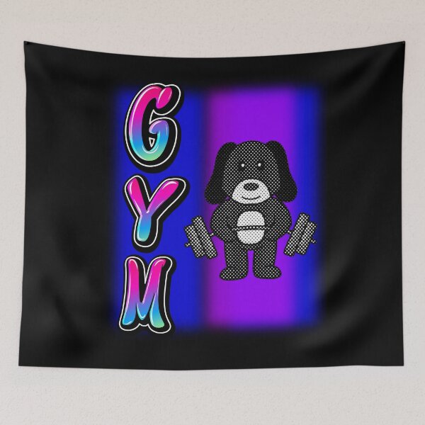 Item preview, Dog lifting weights - GYM designed and sold by OMdesign10.