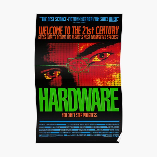 "Hardware Film Poster (1990) Scifi movie classic (with cast