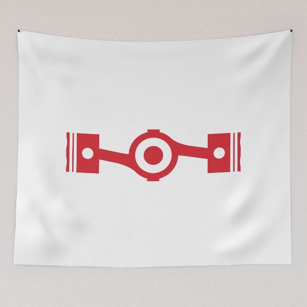 Item preview, Horizontally opposed boxer pistons - Red designed and sold by ApexFibers.