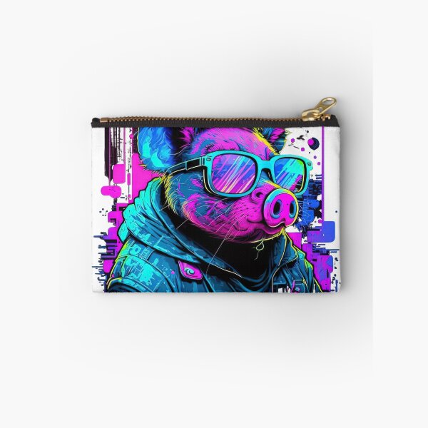 Item preview, Retrowave Pig designed and sold by Valentin Mladin.