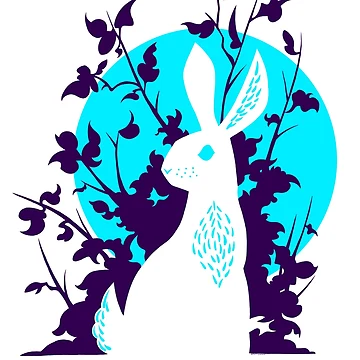 Artwork thumbnail, Snow Rabbit by KatHumanArt