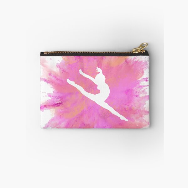 Item preview, Pink Explosion Gymnastics Silhouette designed and sold by Flexiblepeople.