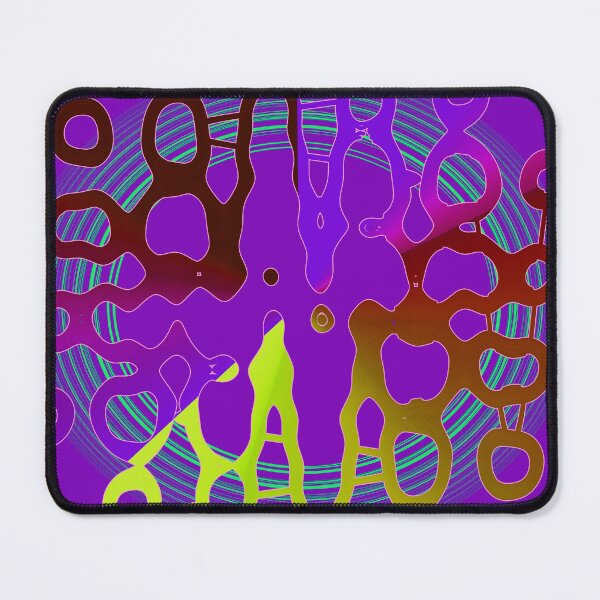 Item preview, Yellow bronze and purple asymmetrical geometrical shapes by Code03. designed and sold by Code03.