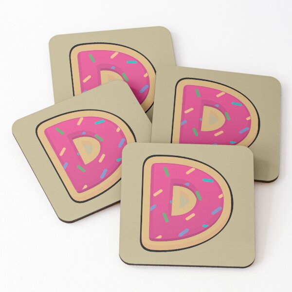 Item preview, Alphabet letter d donut typography designed and sold by Donutlovers.