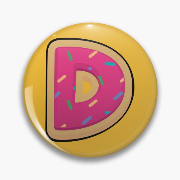 Item preview, Alphabet letter d donut typography designed and sold by Donutlovers.