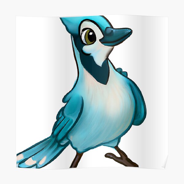 Cute Blue Jay Drawing