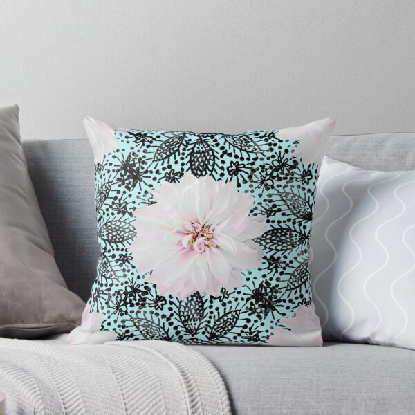 Item preview, White Dahlia with black lace PNG designed and sold by HelenPDesigns.