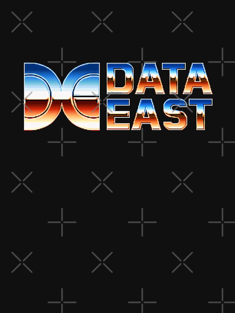 Thumbnail 7 of 7, Classic T-Shirt, Classic DATA EAST logo - 80s Retro Arcade and Pinball Games designed and sold by RetroTeeStudio.