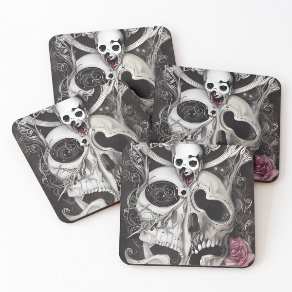Item preview, Melting Skulls designed and sold by Planetporridge.
