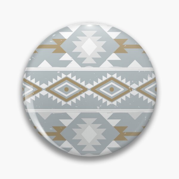 Item preview, Mexican Grey Tribal Ethnic Seamless Pattern designed and sold by GeeHanz.