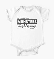 buffy - i'm the thing that monsters have nightmares about One Piece - Short Sleeve