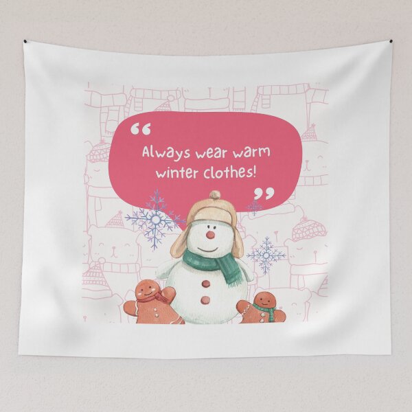 Item preview, Always Wear Warm Winter Clothes designed and sold by TjeerdWillem.