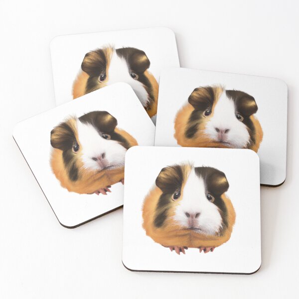 Item preview, Cute Guinea Pig Drawing designed and sold by WeHeartAnimals.