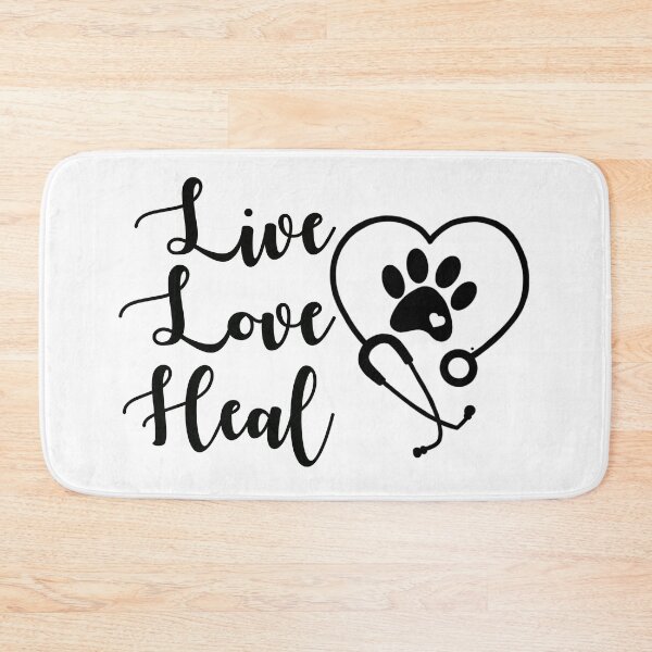 Item preview, Live, Love, Heal Veterinary Medicine  designed and sold by BlackCatArtBB.