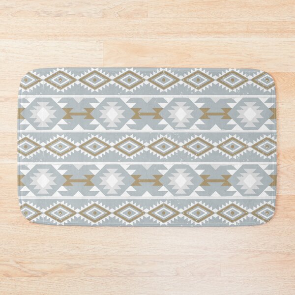 Item preview, Mexican Grey Tribal Ethnic Seamless Pattern designed and sold by GeeHanz.