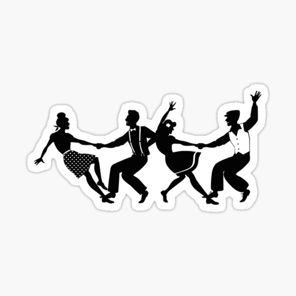 Swing Scene Sticker