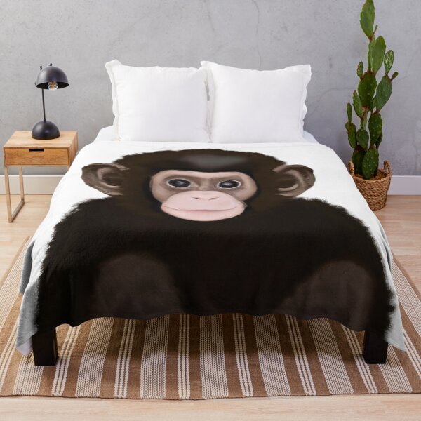 Item preview, Cute Chimpanzee Drawing designed and sold by WeHeartAnimals.