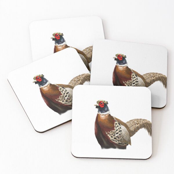 Item preview, Cute Pheasant Drawing designed and sold by WeHeartAnimals.