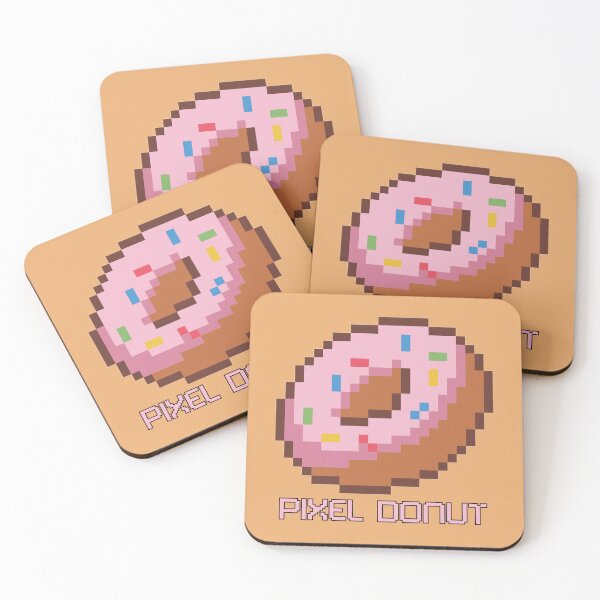 Item preview, Pink pixel donut designed and sold by Donutlovers.