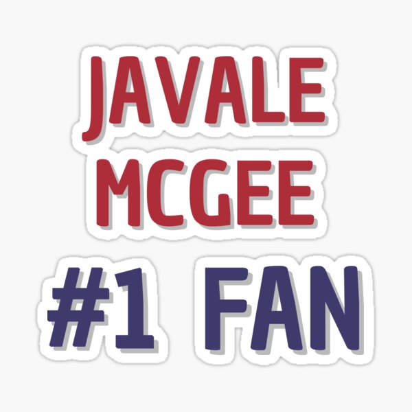 JaVale McGee - Lakers Jersey Sticker for Sale by GammaGraphics