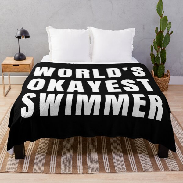 Item preview, World's Okayest Swimmer designed and sold by texteestore.